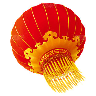 新年节日灯笼元素素材