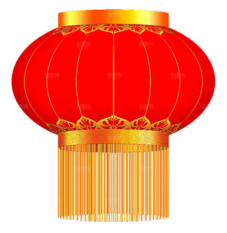 喜庆新年节日灯笼元素素材