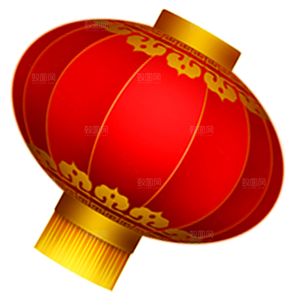 喜庆新年节日灯笼元素素材