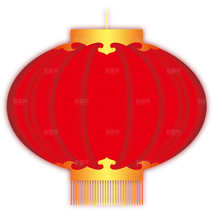 喜庆新年节日灯笼元素素材