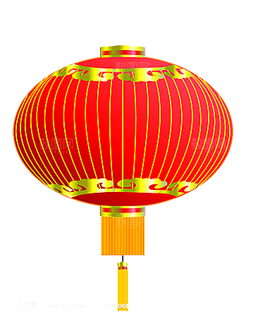 喜庆新年节日灯笼元素素材