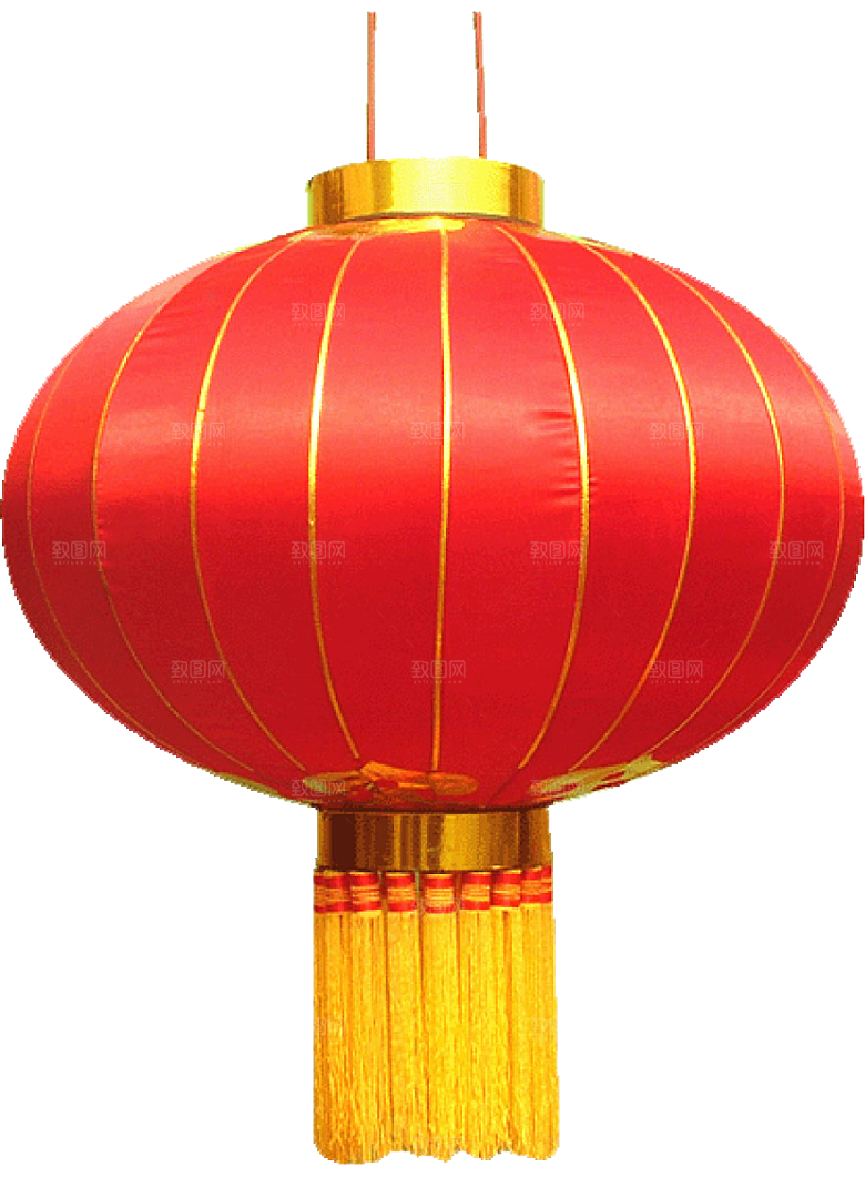 创意新年灯笼素材元素