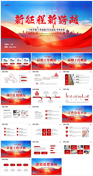 2025工作汇报年终总结ppt