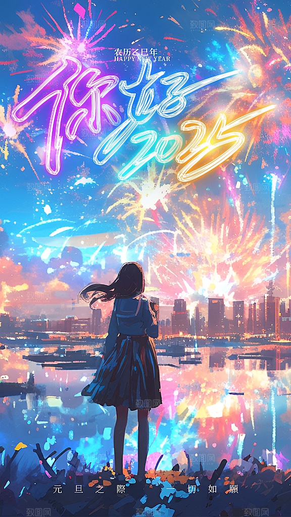 红色喜庆蛇年除夕海报模板