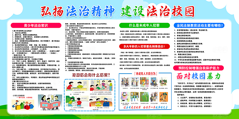 学校校园文化宣传展板