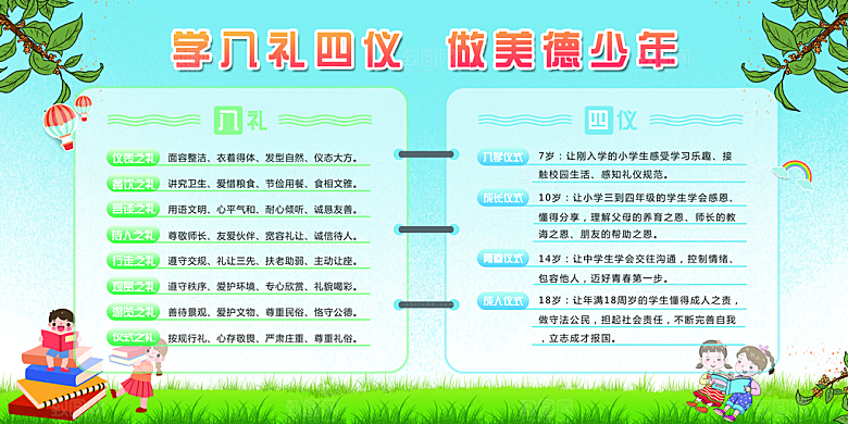 学校校园文化宣传展板