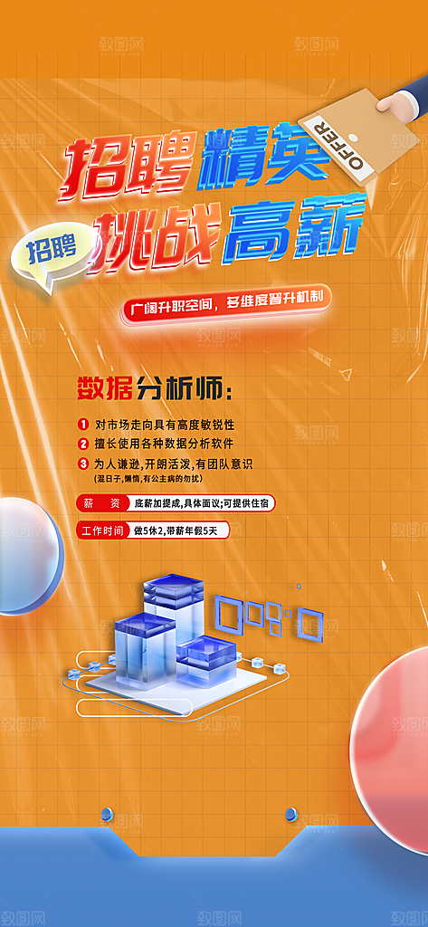 公司招聘招人诚聘海报
