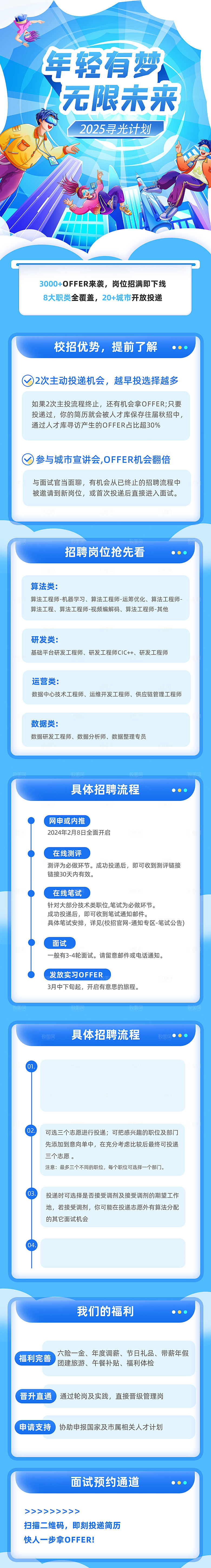 简约大气公司企业招聘宣传长图