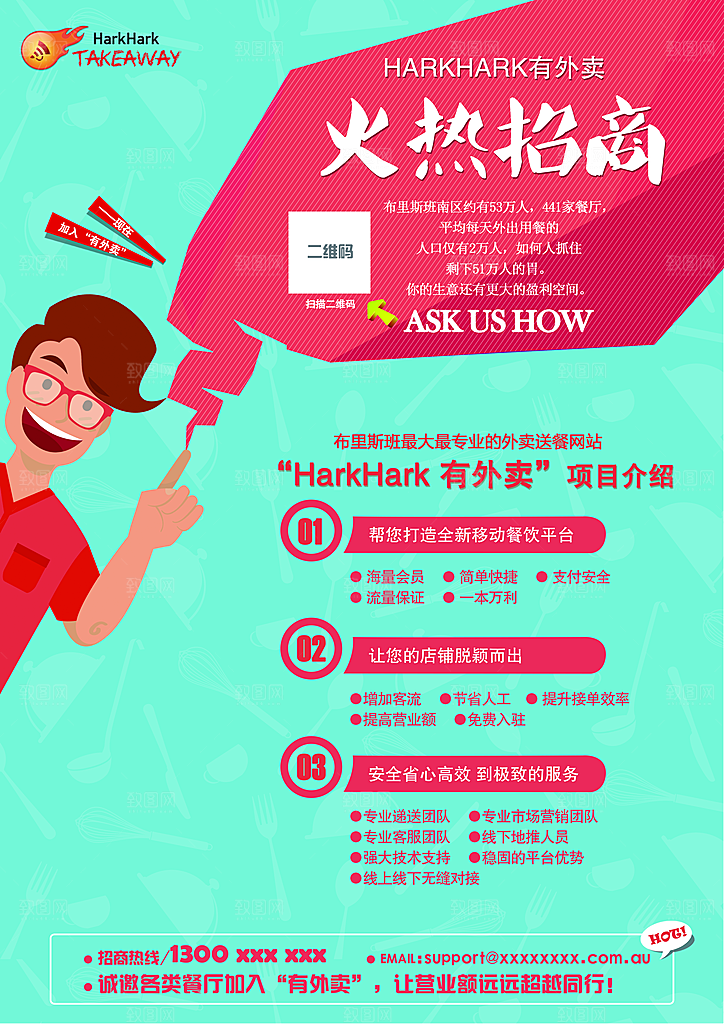 招商引资活动宣传海报