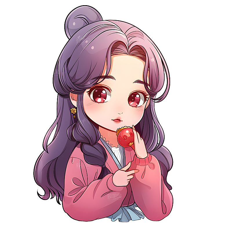动漫女孩女生头像可爱少女漫画png素材