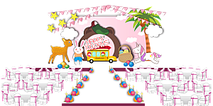 简约大气生日派对生日宴会美陈舞美