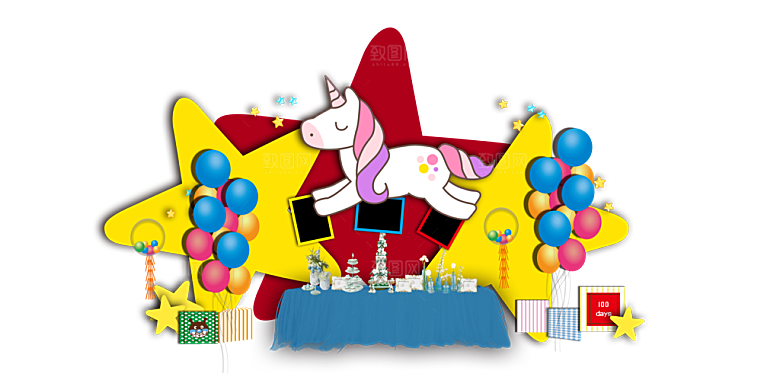 生日派对生日宴会美陈舞美