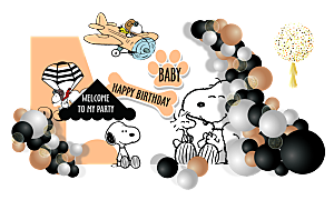 简约大气生日派对生日宴会美陈舞美