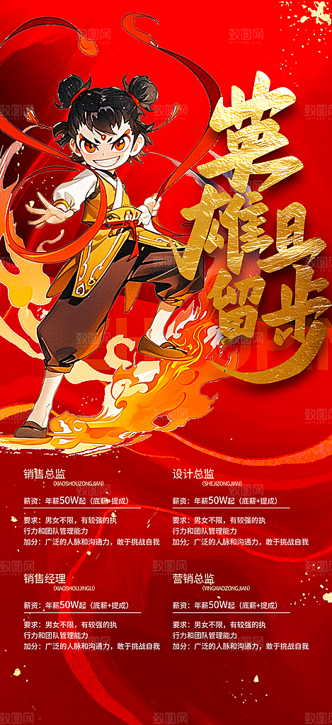 招聘宣传海报设计素材
