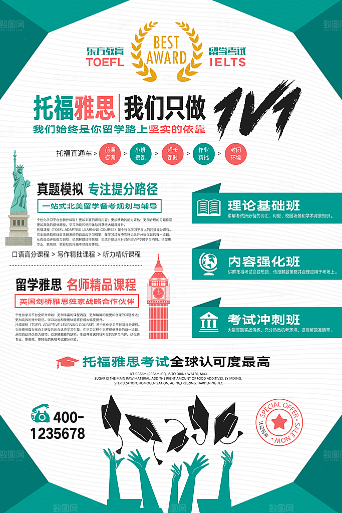 英语培训宣传海报设计素材