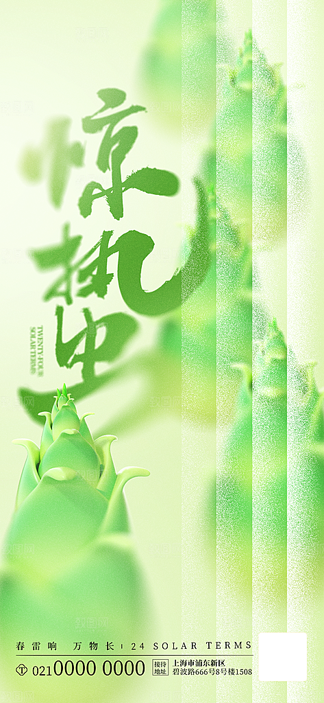 二十四节气惊蛰海报