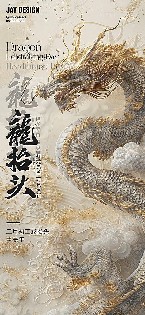 龙抬头二月二海报