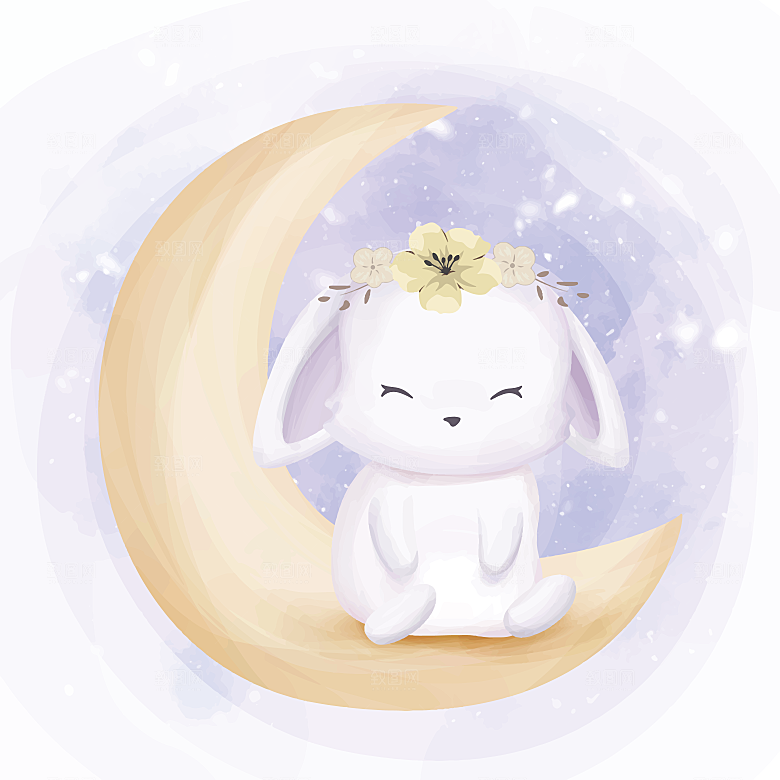 可爱卡通动物插画