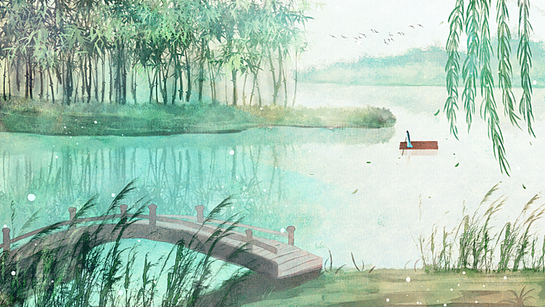 中国风山水装饰画