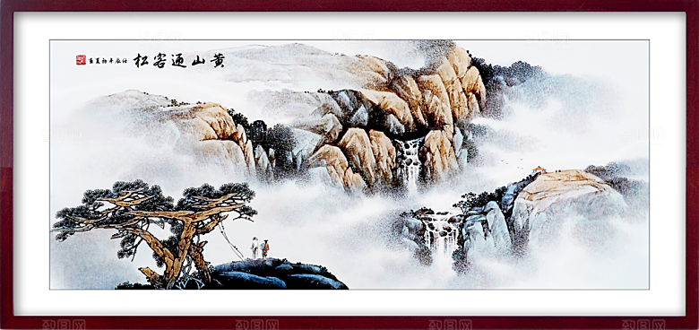 中国风山水装饰画