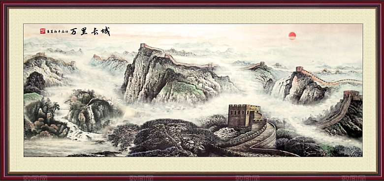 中国风山水装饰画