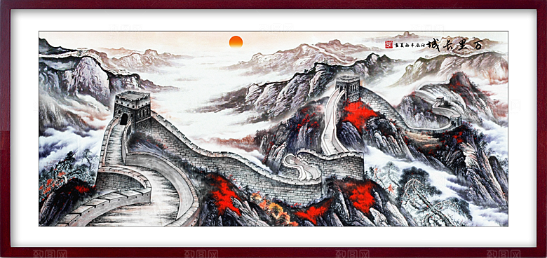 中国风山水装饰画
