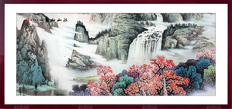 中国风山水装饰画