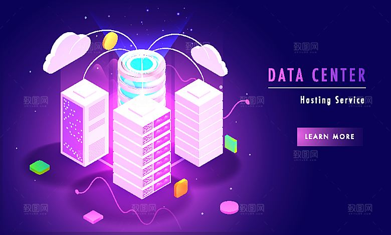 科技数据云科技矢量电子光感