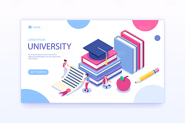 banner轮播图书教学文具