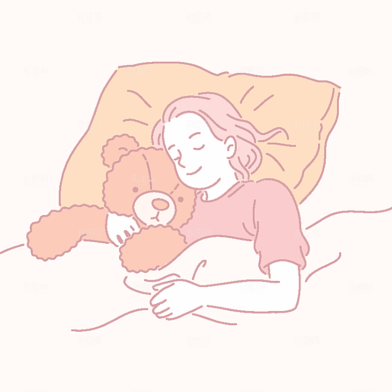 简笔画卡通人物插画
