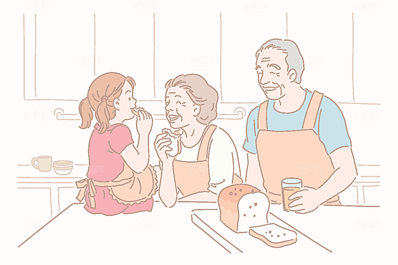 简笔画卡通人物插画