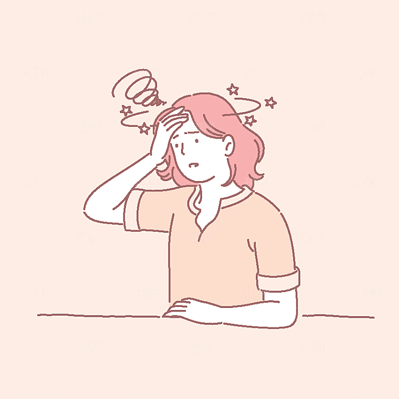 简笔画人物卡通插画