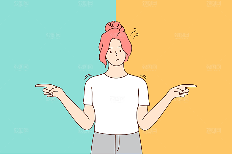 简笔画卡通人物插画