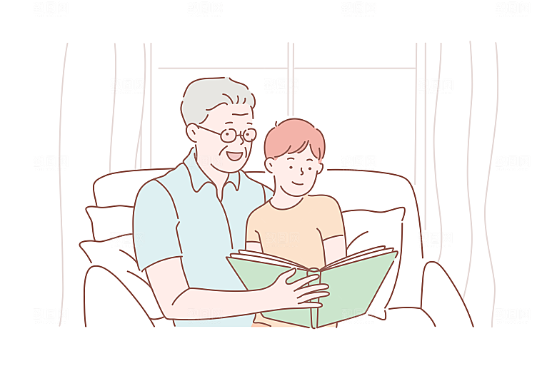 简笔画卡通人物插画