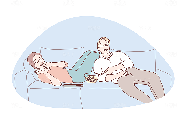 简笔画卡通人物插画