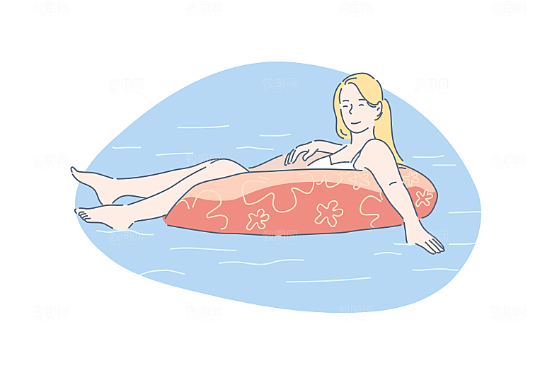 简笔画卡通人物插画