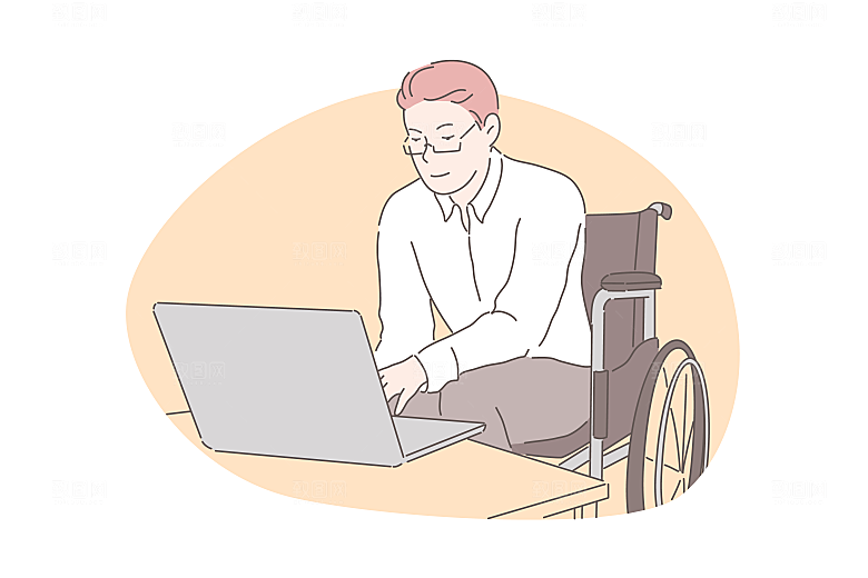 简笔画卡通人物插画