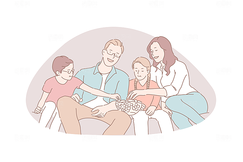 简笔画卡通人物插画