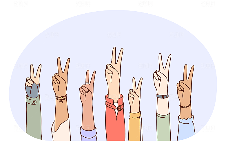简笔画人物卡通插画