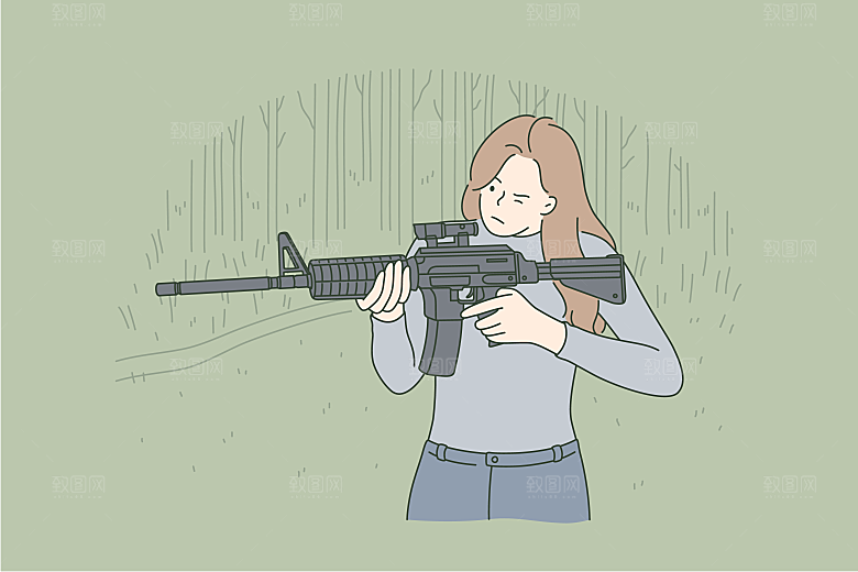 简笔画卡通人物插画