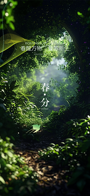 二十四节气春分海报