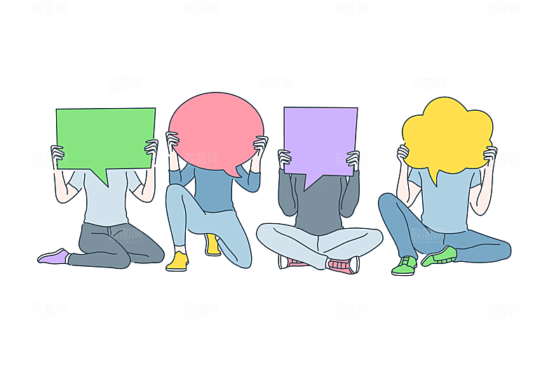 简笔画卡通人物插画