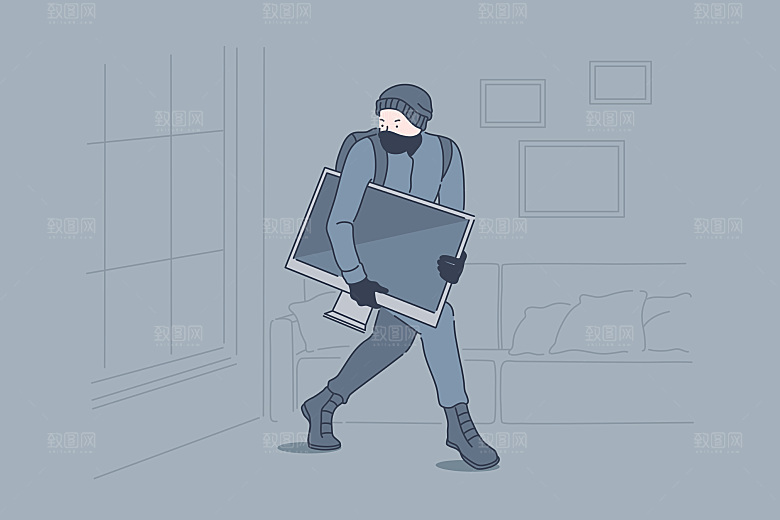 简笔画卡通人物插画