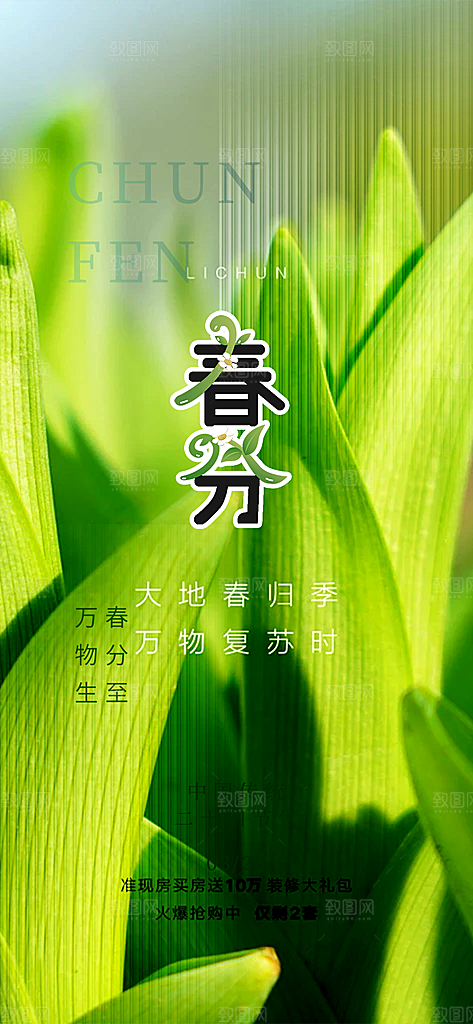 传统节气春分海报