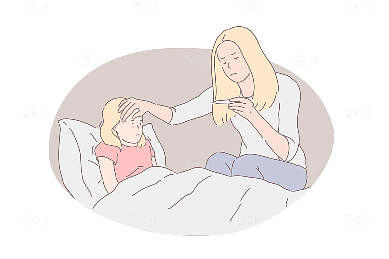 简笔画卡通人物插画