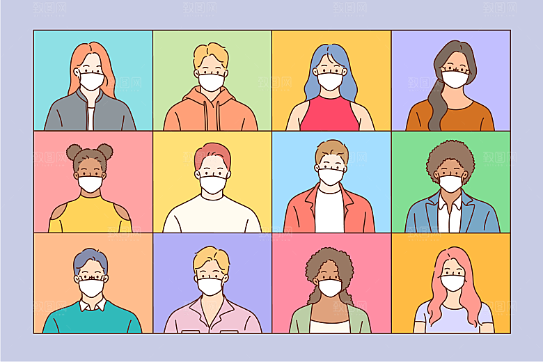 简笔画卡通人物插画