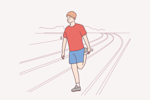 简笔画卡通人物插画