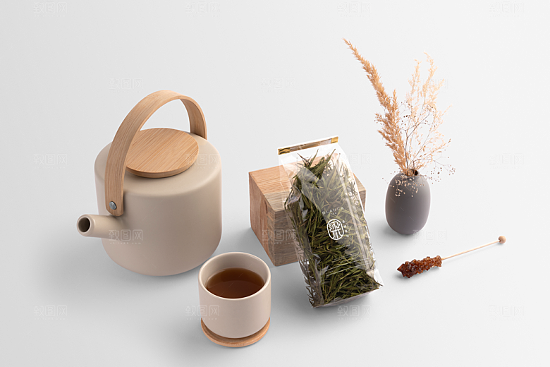 茶叶盒茶叶罐礼盒包装包装盒样机