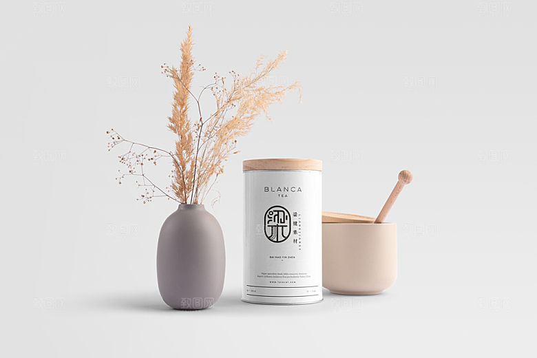 茶叶盒茶叶罐礼盒包装包装盒样机