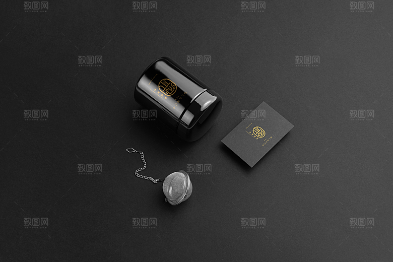 茶叶盒茶叶罐礼盒包装包装盒样机